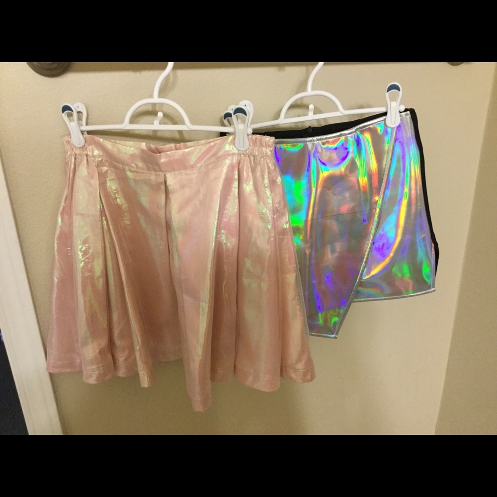 ✅UNIF Skirt Bundle or Buy Separately. Pink Barbie Shimmery or Metallic.